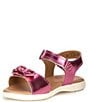 Color:Hot Pink - Image 4 - Girls' Whitney Bow Detail Sandals (Infant)