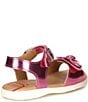Color:Hot Pink - Image 2 - Girls' Whitney Bow Detail Sandals (Toddler)