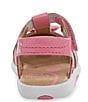 Color:Bright Pink - Image 3 - Girl's Zinnia SRT Fisherman Sandals (Infant)