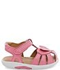 Color:Bright Pink - Image 2 - Girls' Zinnia SRT Fisherman Sandals (Toddler)