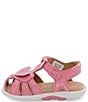 Color:Bright Pink - Image 4 - Girls' Zinnia SRT Fisherman Sandals (Toddler)