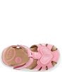 Color:Bright Pink - Image 6 - Girls' Zinnia SRT Fisherman Sandals (Toddler)