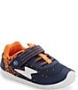 Color:Navy/Orange - Image 1 - Kids' Zips Runner Soft Motion Sneakers (Infant)
