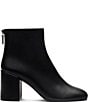 Stuart Weitzman Bacardi Zip 75 Leather Block Heel Booties - Image 2