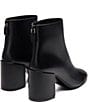 Stuart Weitzman Bacardi Zip 75 Leather Block Heel Booties - Image 3