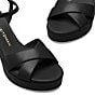 Stuart Weitzman Dayna 80 Leather Ankle Strap Platform Block Heel Sandals - Image 4