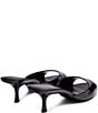 Stuart Weitzman Lexington 50 Patent Leather Kitten Heel Pointed Toe Slide Sandals - Image 4