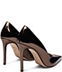 Stuart Weitzman Stuart Power 100 Patent Leather Pointed Toe Stiletto Pumps - Image 3