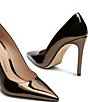 Stuart Weitzman Stuart Power 100 Patent Leather Pointed Toe Stiletto Pumps - Image 4