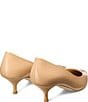 Stuart Weitzman Stuart Power 50 Patent Leather Pointed Toe Kitten Heel Pumps - Image 3