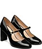 Stuart Weitzman Women's Babette Mary Jane 85 Patent Leather Pumps - Image 2