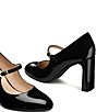Stuart Weitzman Women's Babette Mary Jane 85 Patent Leather Pumps - Image 4