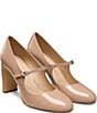 Stuart Weitzman Women's Babette Mary Jane 85 Patent Leather Pumps - Image 2