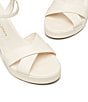 Stuart Weitzman Dayna 110 Leather Platform Block Heel Ankle Strap Sandals - Image 4