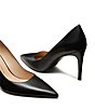 Stuart Weitzman Women's Stuart Power 85 Leather Pointed Toe Pumps - Image 4