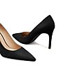 Stuart Weitzman Women's Stuart Power 85 Suede Pointed Toe Pumps - Image 4