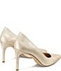 Stuart Weitzman Women's Stuart Power 85 Tortoise Print Patent Leather Pointed Toe Pumps - Image 4