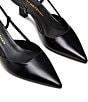 Stuart Weitzman Women's Vinnie Slingback 50 Leather Pointed Toe Pumps - Image 4