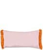 Color:Pink/Multi - Image 2 - Tufted Butterfly Fringed Pillow