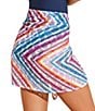 Color:Multi - Image 2 - Sculpting Swim Sarong Cover-Up