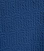 Sugarlips Abstract Patterned Bubble Mock Neck Sleeveless Textured Knit Top - Image 4
