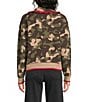 Sugarlips Camo Printed Ruffled Collar Long Sleeve Button Front Cardigan - Image 2