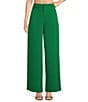 Color:Kelly Green - Image 1 - Chelsea High Waisted Wide Leg Coordinating Trousers