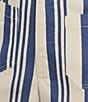 Sugarlips Coordinating Stripe Printed High Rise Wide Leg Pants, Color:Blue Stripe - Image 4