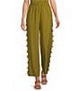 Sugarlips Devana High-Rise Wide Leg Side Cut Out Coordinating Linen Pants - Image 1
