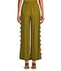 Sugarlips Devana High-Rise Wide Leg Side Cut Out Coordinating Linen Pants - Image 2