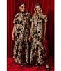Sugarlips Floral Jacquard Dime Organza Mock Neck Short Sleeve Maxi Shift Dress - Image 5