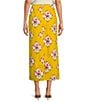 Sugarlips Coordinating Floral Print High Waisted Maxi Pencil Skirt, Color:Yellow White Multi - Image 2