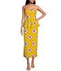 Sugarlips Coordinating Floral Print High Waisted Maxi Pencil Skirt, Color:Yellow White Multi - Image 3