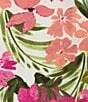 Sugarlips Helen Floral Print Halter Neck Sleeveless Peplum Top - Image 4