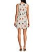 Sugarlips Kara Shells Junie Square Neck Sleeveless Mini Dress, Color:White Multi - Image 2