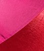 Color:Fuchsia Red - Image 4 - Kavela Color Block Halter Neck Sleeveless Maxi Slip Dress