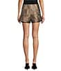 Sugarlips Metallic High Waisted Coordinating Shorts - Image 2