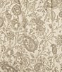 Sugarlips Paisley Printed High Rise Drawstring Waist Straight Leg Coordinating Denim Pants - Image 4