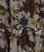 Sugarlips Plus Size Abstract Palmer Printed Split V-Neck Short Sleeve Tiered Maxi Dress - Image 3