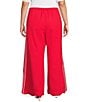 Sugarlips Plus Size Britt Side Stripe Draw String Wide Leg Pants - Image 2