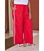 Sugarlips Plus Size Britt Side Stripe Draw String Wide Leg Pants - Image 5