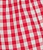 Sugarlips Plus Size Chelli Checkered Gingham Printed High Rise Coordinating Shorts - Image 4