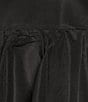 Sugarlips Plus Size Delia Collared Long Sleeve Colorblock Bubble Hem Taffeta Mini Dress - Image 3