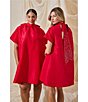 Sugarlips Plus Size Heather Rhinestone Back Tie Mock Neck Short Sleeve Shift Mini Dress - Image 6