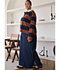 Sugarlips Plus Size High Waisted Wide Leg with Side Bow Denim Jeans - Image 6