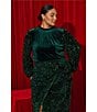 Sugarlips Plus Size Korina Sequin Wrap Coordinating Maxi Skirt - Image 6