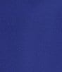 Color:Cobalt - Image 4 - Plus Size Mini Ruffle Split Neck Long Balloon Sleeve Blouse
