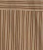 Sugarlips Plus Size Striped Collared Short Sleeve Ruffle Hem Button Front Top - Image 4