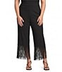 Sugarlips Plus Size Teresa High-Rise Straight Leg Fringe Hem Coordinating Pants - Image 1