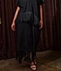 Sugarlips Plus Size Teresa High-Rise Straight Leg Fringe Hem Coordinating Pants - Image 6